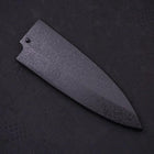 Black-Ishime Saya Sheath for Deba with Pin, 165mm-[Musashi]-[Japanese-Kitchen-Knives]