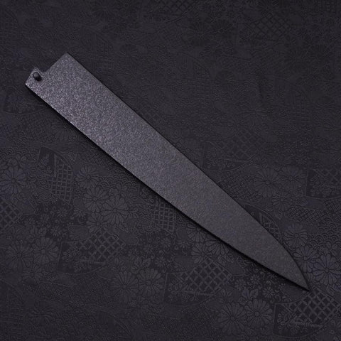 Black-Ishime Saya Sheath for Sujihiki with Pin, 270mm-[Musashi]-[Japanese-Kitchen-Knives]