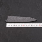 Black Ishime Saya Sheath for Western Petty with Pin 150mm-[Musashi]-[Japanese-Kitchen-Knives]