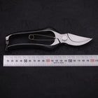 Black Musashi Pruning Shears / Garden Scissors Left-hand Forged Handmade 200mm-[Musashi]-[Japanese-Kitchen-Knives]