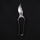 Black Musashi Pruning Shears / Garden Scissors Left-hand Forged Handmade 200mm-[Musashi]-[Japanese-Kitchen-Knives]