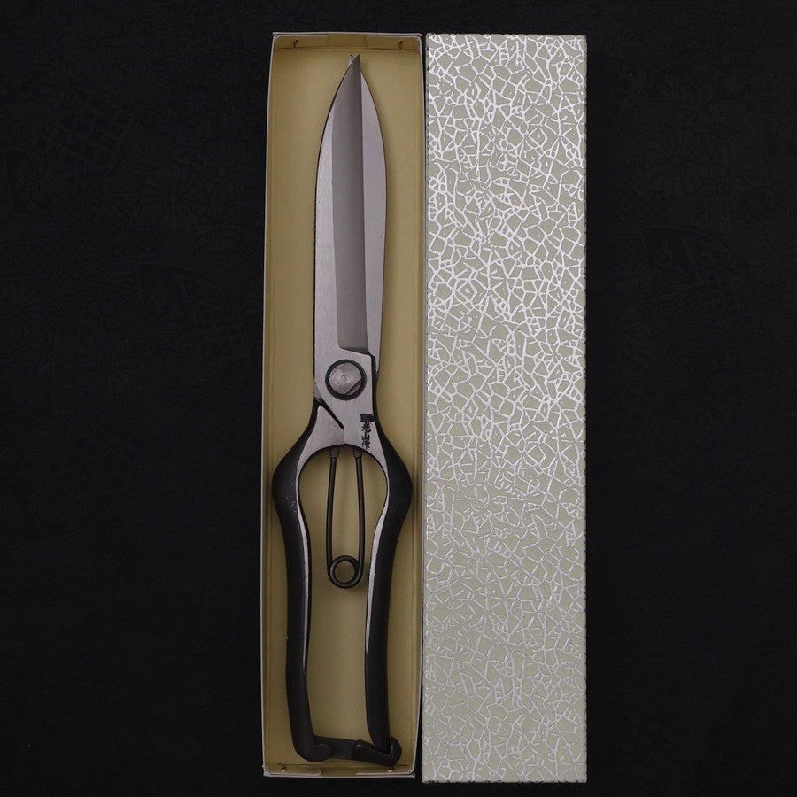 Black Musashi Pruning Shears / Garden Scissors Long Forged Handmade 270mm-[Musashi]-[Japanese-Kitchen-Knives]