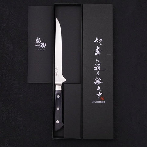 Boning knife VG-5 Damascus Western Handle 160mm-VG-5-Damascus-Western Handle-[Musashi]-[Japanese-Kitchen-Knives]