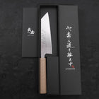 Bunka AUS-10 Nashiji Damascus Mirror White Urushi Handle 170mm-AUS-10-Damascus-Japanese Handle-[Musashi]-[Japanese-Kitchen-Knives]