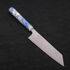 Bunka AUS-10 Nashiji Damascus Ocean Blue-White Mix Handle 170mm-AUS-10-Damascus-Ocean Handle-[Musashi]-[Japanese-Kitchen-Knives]