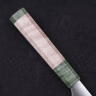 Bunka Blue Super Polished Maple Green Handle 180mm-Blue Super-Polished-Japanese Handle-[Musashi]-[Japanese-Kitchen-Knives]