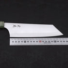 Bunka Blue Super Polished Maple Green Handle 180mm-Blue Super-Polished-Japanese Handle-[Musashi]-[Japanese-Kitchen-Knives]