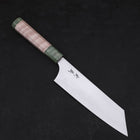 Bunka Blue Super Polished Maple Green Handle 180mm-Blue Super-Polished-Japanese Handle-[Musashi]-[Japanese-Kitchen-Knives]