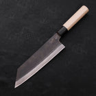 Bunka Blue steel #1 Kurouchi Buffalo Magnolia Handle 190mm-Blue steel #1-Kurouchi-Japanese Handle-[Musashi]-[Japanese-Kitchen-Knives]