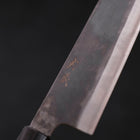 Bunka Blue steel #1 Kurouchi Buffalo Magnolia Handle 190mm-Blue steel #1-Kurouchi-Japanese Handle-[Musashi]-[Japanese-Kitchen-Knives]