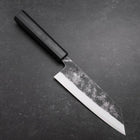 Bunka Blue steel #1 Kurouchi Dark Blue Urushi Handle 170mm-Blue steel #1-Kurouchi-Japanese Handle-[Musashi]-[Japanese-Kitchen-Knives]