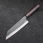 Bunka Blue steel #1 Kurouchi Stainless Clad Ebony Handle 190mm-Blue steel #1-Kurouchi-Japanese Handle-[Musashi]-[Japanese-Kitchen-Knives]