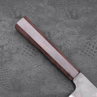 Bunka Blue steel #1 Kurouchi Stainless Clad Ebony Handle 190mm-Blue steel #1-Kurouchi-Japanese Handle-[Musashi]-[Japanese-Kitchen-Knives]