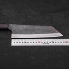 Bunka Blue steel #1 Kurouchi Stainless Clad Ebony Handle 190mm-Blue steel #1-Kurouchi-Japanese Handle-[Musashi]-[Japanese-Kitchen-Knives]