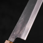 Bunka Blue steel #1 Kurouchi Stainless Clad Oak Handle 190mm-Blue steel #1-Kurouchi-Japanese Handle-[Musashi]-[Japanese-Kitchen-Knives]