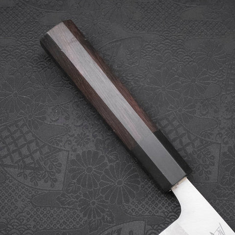 Bunka Blue steel #2 Damascus Buffalo Ebony Handle 165mm-Blue steel #2-Damascus-Japanese Handle-[Musashi]-[Japanese-Kitchen-Knives]