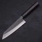 Bunka Blue steel #2 Kurouchi Damascus Buffalo Ebony Handle 165mm-Blue steel #2-Damascus-Japanese Handle-[Musashi]-[Japanese-Kitchen-Knives]