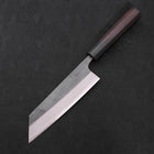 Bunka Blue steel #2 Kurouchi Damascus Buffalo Ebony Handle 165mm-Blue steel #2-Damascus-Japanese Handle-[Musashi]-[Japanese-Kitchen-Knives]