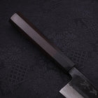 Bunka Blue steel #2 Kurouchi Damascus Buffalo Ebony Handle 165mm-Blue steel #2-Damascus-Japanese Handle-[Musashi]-[Japanese-Kitchen-Knives]