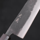 Bunka Blue steel #2 Kurouchi Ebony Handle 165mm-Blue steel #2-Kurouchi-Japanese Handle-[Musashi]-[Japanese-Kitchen-Knives]