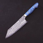 Bunka SG-2 Damascus Turquoise Blue Handle 170mm-SG-2-Damascus-Western Handle-[Musashi]-[Japanese-Kitchen-Knives]