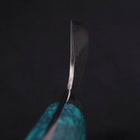 Bunka SG-2 Tsuchime Turquoise Green Handle 170mm-SG-2-Tsuchime-Western Handle-[Musashi]-[Japanese-Kitchen-Knives]