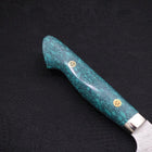 Bunka SG-2 Tsuchime Turquoise Green Handle 170mm-SG-2-Tsuchime-Western Handle-[Musashi]-[Japanese-Kitchen-Knives]