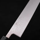 Bunka SLD Wave Nickel Damascus Black Ishime Handle 170mm-SLD-Damascus-Japanese Handle-[Musashi]-[Japanese-Kitchen-Knives]