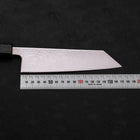 Bunka SLD Wave Nickel Damascus Black Ishime Handle 170mm-SLD-Damascus-Japanese Handle-[Musashi]-[Japanese-Kitchen-Knives]