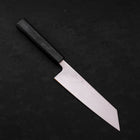 Bunka SLD Wave Nickel Damascus Black Ishime Handle 170mm-SLD-Damascus-Japanese Handle-[Musashi]-[Japanese-Kitchen-Knives]