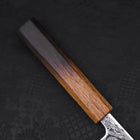 Bunka SLD Wave Nickel Damascus Yaki Urushi Handle 170mm-SLD-Damascus-Japanese Handle-[Musashi]-[Japanese-Kitchen-Knives]