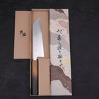 Bunka SLD Wave Nickel Damascus Yaki Urushi Handle 170mm-SLD-Damascus-Japanese Handle-[Musashi]-[Japanese-Kitchen-Knives]