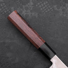 Bunka Silver Steel #3 Damascus Buffalo Wenge Handle 170mm-Silver steel #3-Damascus-Japanese Handle-[Musashi]-[Japanese-Kitchen-Knives]