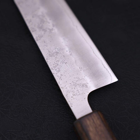 Bunka Silver Steel #3 Nashiji Sumi Urushi Handle 170mm-Silver steel #3-Nashiji-Japanese Handle-[Musashi]-[Japanese-Kitchen-Knives]