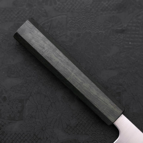 Bunka Silver Steel #3 Polished Green Urushi Handle 170mm-Silver steel #3-Polished-Japanese Handle-[Musashi]-[Japanese-Kitchen-Knives]