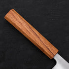 Bunka Silver Steel #3 Polished Oak Handle 170mm-Silver steel #3-Polished-Japanese Handle-[Musashi]-[Japanese-Kitchen-Knives]