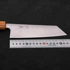 Bunka Silver Steel #3 Polished Oak Handle 170mm-Silver steel #3-Polished-Japanese Handle-[Musashi]-[Japanese-Kitchen-Knives]