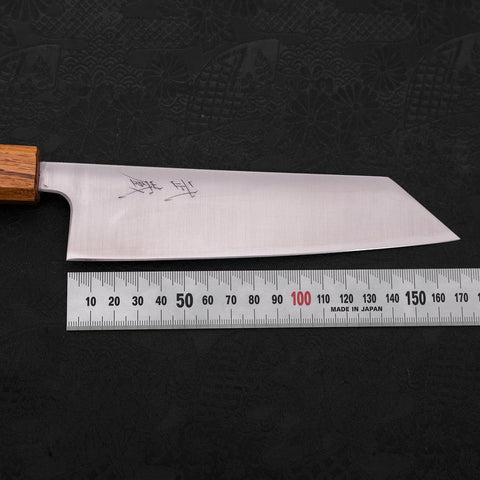 Bunka Silver Steel #3 Polished Oak Handle 170mm-Silver steel #3-Polished-Japanese Handle-[Musashi]-[Japanese-Kitchen-Knives]