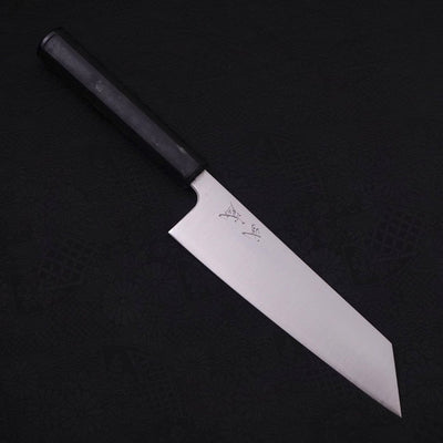 Bunka Silver Steel #3 Polished Ocean Black Handle 170mm-Silver Steel #3-Polished-Japanese Handle-[Musashi]-[Japanese-Kitchen-Knives]
