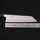 Bunka Silver Steel #3 Polished Ocean Green Handle 170mm-Silver steel #3-Polished-Ocean Handle-[Musashi]-[Japanese-Kitchen-Knives]