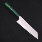 Bunka Silver Steel #3 Polished Ocean Green Handle 170mm-Silver steel #3-Polished-Ocean Handle-[Musashi]-[Japanese-Kitchen-Knives]