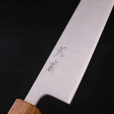 Bunka Silver Steel #3 Polished Yaki Urushi Handle 170mm-Silver steel #3-Polished-Japanese Handle-[Musashi]-[Japanese-Kitchen-Knives]