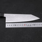 Bunka VG-10 Damascus Black Ishime Handle 180mm-VG-10-Damascus-Japanese Handle-[Musashi]-[Japanese-Kitchen-Knives]