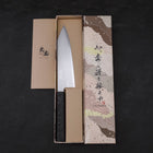 Bunka VG-10 Damascus Black Ishime Handle 180mm-VG-10-Damascus-Japanese Handle-[Musashi]-[Japanese-Kitchen-Knives]