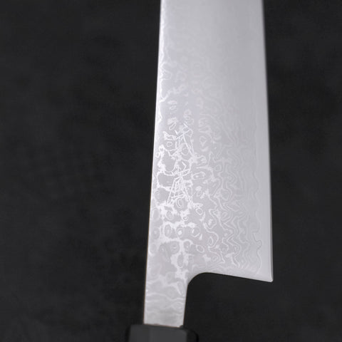 Bunka VG-10 Damascus Buffalo Ebony Handle 170mm-VG-10-Damascus-Japanese Handle-[Musashi]-[Japanese-Kitchen-Knives]