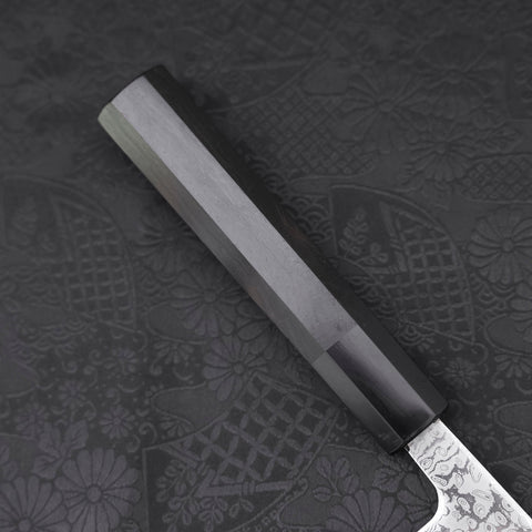 Bunka VG-10 Damascus Buffalo Ebony Handle 170mm-VG-10-Damascus-Japanese Handle-[Musashi]-[Japanese-Kitchen-Knives]