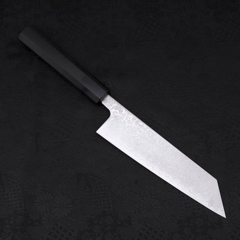 Bunka VG-10 Damascus Buffalo Ebony Handle 170mm-VG-10-Damascus-Japanese Handle-[Musashi]-[Japanese-Kitchen-Knives]