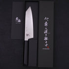 Bunka VG-10 Damascus Ebony Handle 170mm-VG-10-Damascus-Japanese Handle-[Musashi]-[Japanese-Kitchen-Knives]