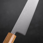 Bunka VG-10 Damascus Oak Handle 170mm-VG-10-Damascus-Japanese Handle-[Musashi]-[Japanese-Kitchen-Knives]