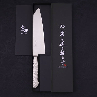 Bunka knife VG-5 Polished Western Handle 190mm-VG-5-Polished-Western Handle-[Musashi]-[Japanese-Kitchen-Knives]